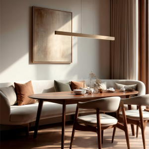 Adjustable Pendant Lamp Dark Bronze Incl. Dimmable LED - Lamba
