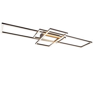 Anthracite Ceiling Light Incl. LED, Remote Control - Riha