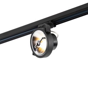 Black Track Spot for 3-Phase Track GU10 111cm - 3-Phase Expert