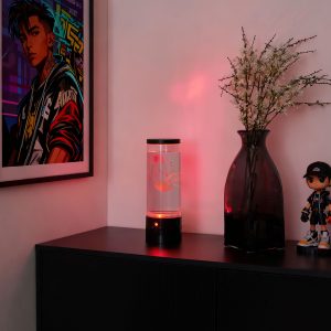 Bubble Tube Black 30cm incl. LED RGB - Dweller