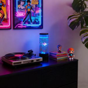 Bubble Tube Black 30cm incl. LED RGB - Sealife