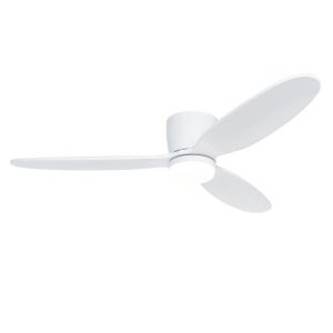Ceiling Fan White 132cm incl. LED Dimmable with Remote Control - Sofio