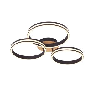 Ceiling Lamp Wood Incl. LED 3-Step Dimmable 3-Lights - Navara