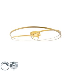 Ceiling Light Gold 78 cm Incl. LED 3-Step Dimmable - Rowin