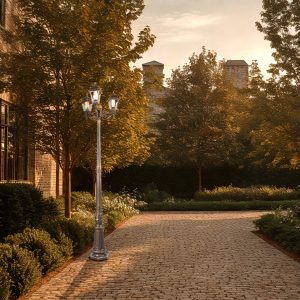 Classic Lantern Antique Gold 3-Light IP44 - Capital