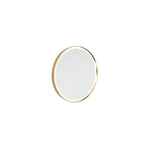 Copper Bathroom Mirror 50 cm Incl. LED with Touch Dimmer - Miral