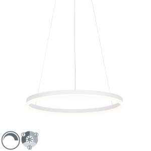 Design Pendant Light White 60 cm Incl. LED 3-Step Dimmable - Anello