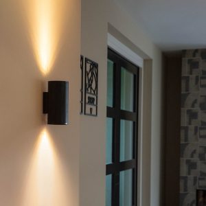 Design Round Wall Light Black - Sab Honey