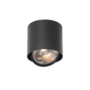 Design Surface-Mounted Spotlight Black Adjustable GU10 111mm - Impact