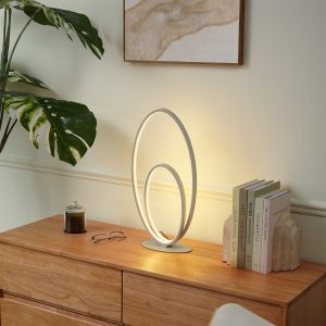 Design Table Lamp Beige Incl. LED 3-Step Dimmable - Boomerang