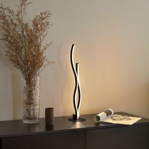 Design Table Lamp Black Incl. LED Dimmable - Ying