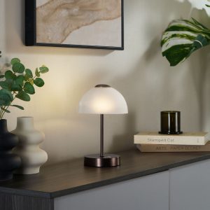 Design Table Lamp Dark Bronze Incl. LED Dimmable - Joya
