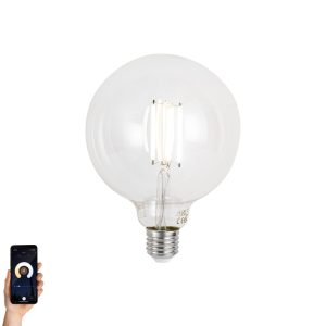 E27 Dimmable LED Bulb G125 Clear 7W 806lm 2700-6500K