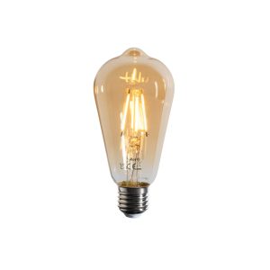 E27 Dimmable LED Filament Bulb ST64 Gold 4.5W 450 lm 2200K