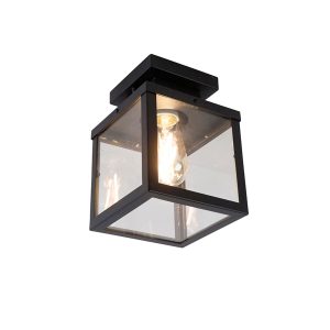 Industrial Smart Outdoor Ceiling Lamp Black Incl. ST64 Wifi - Rotterdam