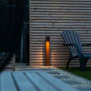 Industrial Standing Outdoor Lamp Rust Brown 65 cm IP44 - Baleno