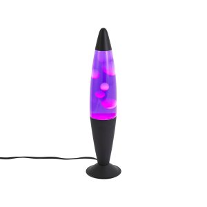 Lava Lamp Purple with White Wax incl. LED - Molten Lava