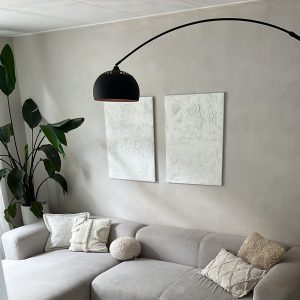 Modern Arc Floor Lamp Black - XXL