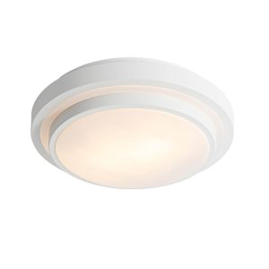 Modern Ceiling Lamp White 35 cm IP44 - Walden