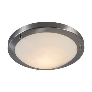 Modern Ceiling Light Steel 31 cm IP44 - Yuma
