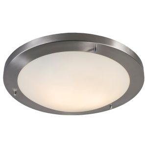 Modern Ceiling Light Steel 41 cm IP44 - Yuma