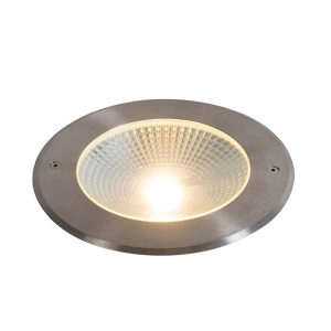 Modern Ground Spot Steel Incl. 20W LED - Bridge