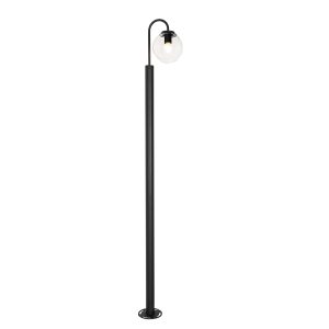 Modern Lantern Black with Clear Glass 200 cm IP44 - Sfera