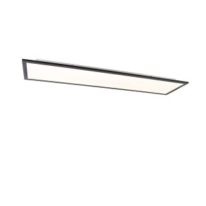 Modern LED Panel Black 120cm Incl. LED - Liv