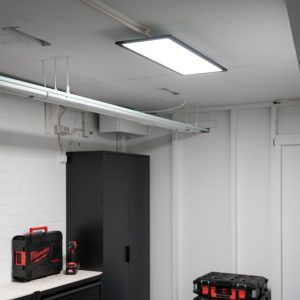 Modern LED Panel Black 80 cm Incl. LED - Liv