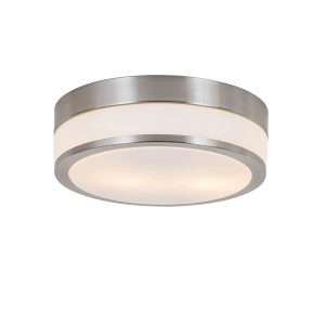 Modern Outdoor Ceiling Light Steel 28 cm IP44 - Flavi