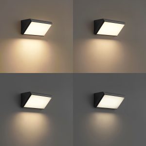 Modern Outdoor Wall Lamp Dark Grey Incl. LED IP65 with Motion Sensor - Marek