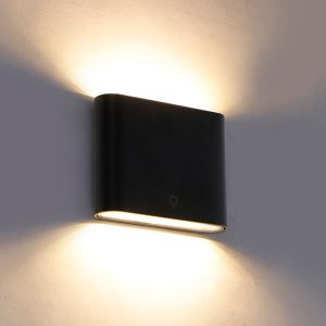 Modern Outdoor Wall Light Black 11.5 cm incl. LED IP65 - Batt