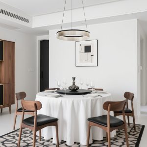 Modern Pendant Lamp Black 59cm incl. LED 3-Step Dimmable - Anello Chandelier