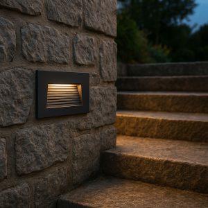 Modern Recessed Wall Lamp Black 11.5cm incl. LED IP65 - Trem