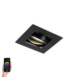 Modern Smart Recessed Spotlight Black Incl. WiFi GU10 - Artemis