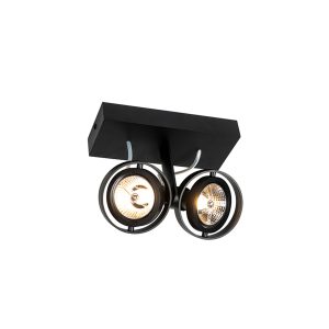 Modern Spot Black 2-Light - Master 70