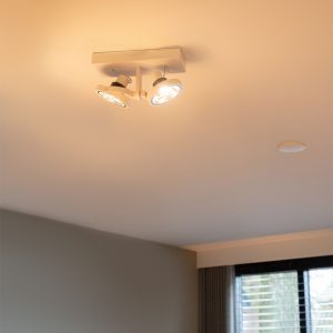 Modern Spotlight White 2-Light - Master 111