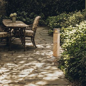 Modern Standing Outdoor Lamp Sandstone 70 cm - Grumpy