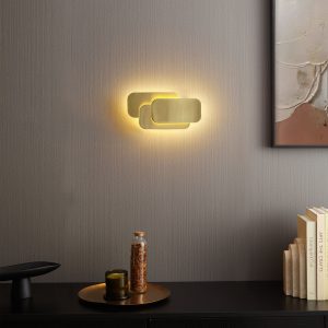 Modern Wall Lamp Brass Incl. LED 3-Step Dimmable - Dias