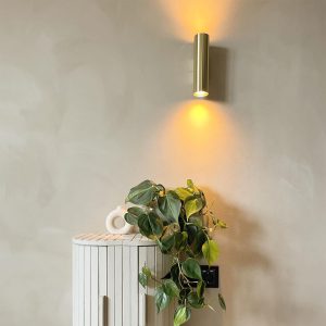 Modern Wall Light Brass 2-Light - Jeana