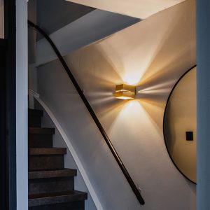 Modern Wall Light Gold 9.7 cm - Transfer Groove