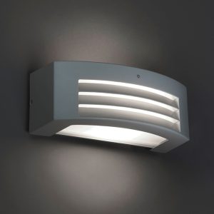 Modern Wall Light Grey IP44 - Hurricane 1