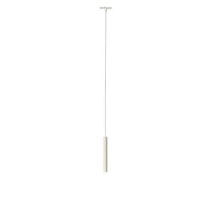 Modern White Pendant Light for 1-Phase Track System - Slimline Keno