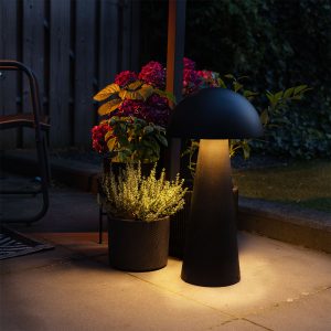 Outdoor Floor Lamp Black 65 cm - Mushroom