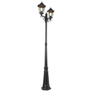 Outdoor Lantern Black 220 cm 2-Light IP44 - Havana