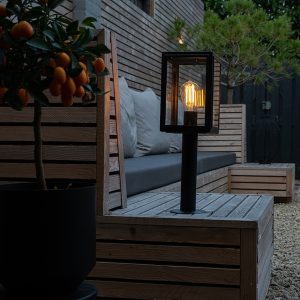 Outdoor Pole Lamp Grey 50 cm IP44 - Sutton