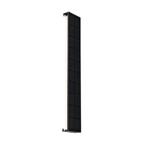 Outdoor Wall Lamp Black 60 cm Incl. LED 4-Step Dimmable with Solar - Serena