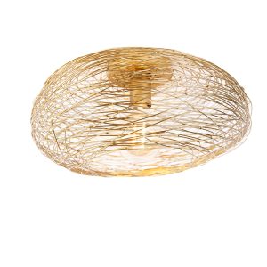 Smart Ceiling Light Gold Oval Incl. Wifi G95 - Sarella