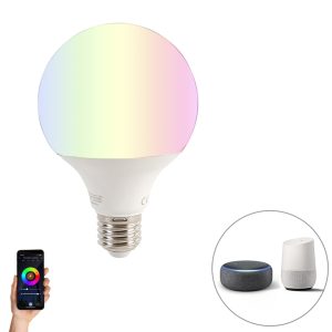 Smart E27 dimmable LED lamp G95 11W 900 lm 2200-4000K RGB