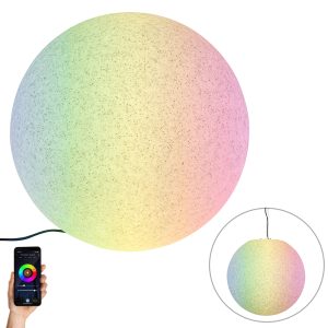 Smart Outdoor Lamp Grey 56 cm IP44 incl Wifi A60 - Nura